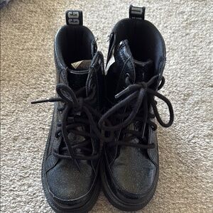 UGG Black Boots with Chunky Sole